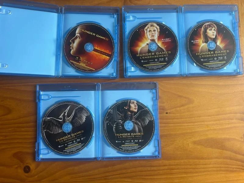 lot blu-ray hunger games 3 films – photo 2